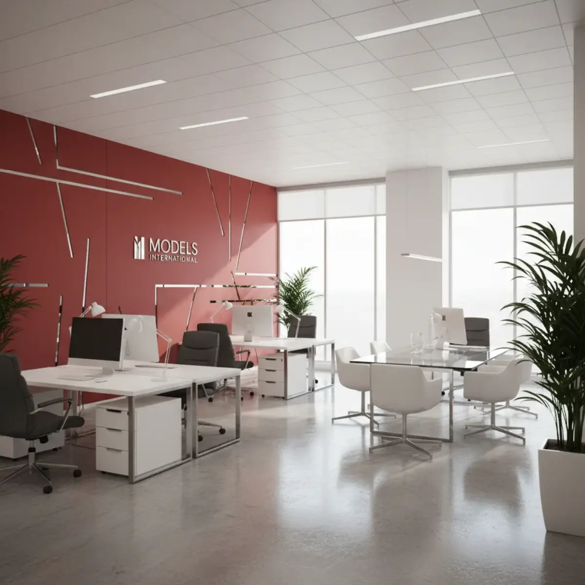 Cola Models headquarters office interior